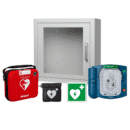 Philips - HeartStart HS1 Defibrillator + Slim Case + ARKY Innenschrank + Safeset