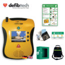 Defibtech – VIEW AED + Schutzschrank, Safeset, Tasche & Hinweisschild Erste Hilfe