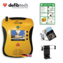 Defibtech – VIEW AED + Wandhalter, Safeset, Tasche & Schild Erste Hilfe