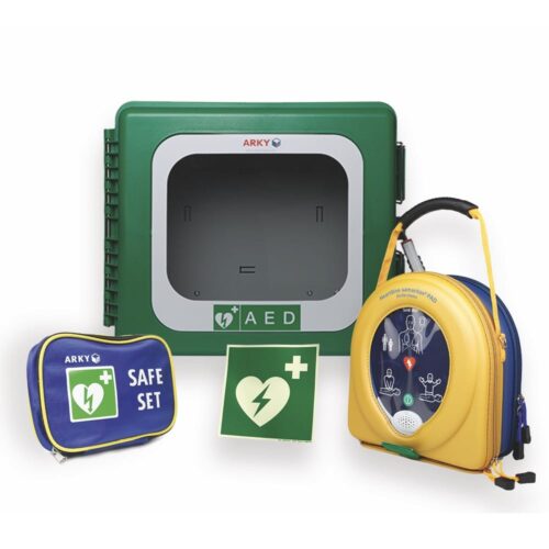 HeartSine - Samaritan PAD 500P AED + ARKY Außenschrank Heizelemente (24V)