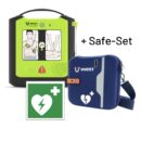 ViVest – PowerBeat X1 Defibrilator + AED-Schutzkoffer + AED Symbolschild + Safeset