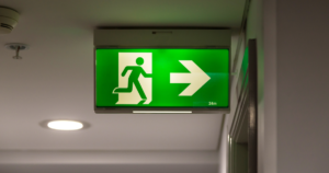 Brandschutz im Fluchtweg