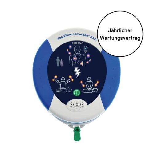 Wartungsvertrag für HeartSine Defibrillatoren – Sicherheitstechnische Kontrolle (STK)