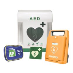 Mindray - Beneheart C1A Defibrillator - halbautomatischer Erste-Hilfe Defibrillator + ARKY Core Plus Schrank