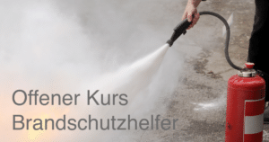 Offener Kurs Brandschutzhelfer
