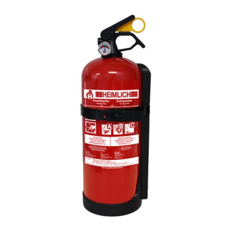 Heimlich – GP-2x - 2kg – Pulver-Auflade-Feuerlöscher