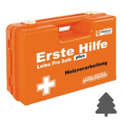 Erste-Hilfe-Koffer Holverarbeitung