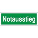 Rettungsschild Notausstieg