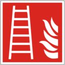 Feuerleiter-Symbol-Schild ISO 7010
