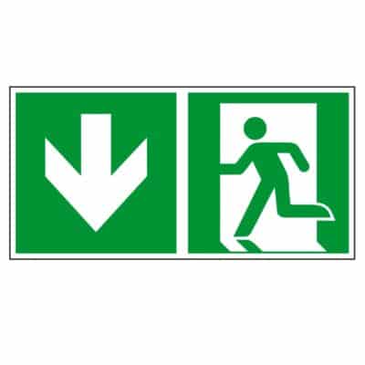 Estintore Schild angolo Schild (Nase) 15 x 15 cm plastica