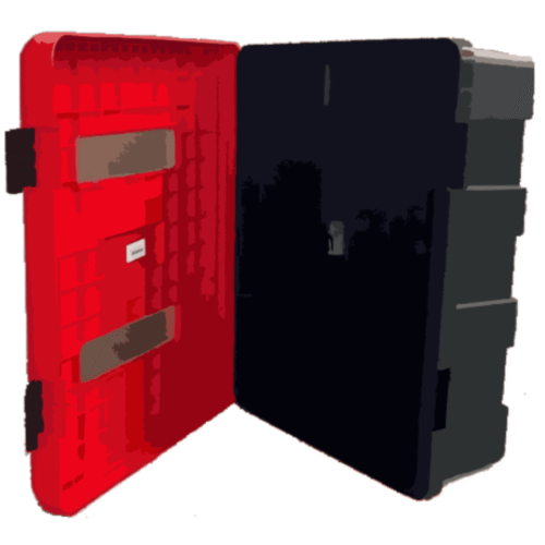 Doppel-Compact-Box offen
