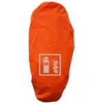 Schutzhaube für Feuerlöscher in orange