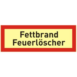 Brandschutzschild Fettbrandfeuerlöscher