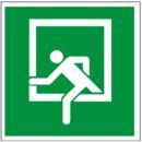 Symbol Rettungsfenster