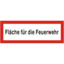 Brandschutzschild Fläche für die Feuerwehr