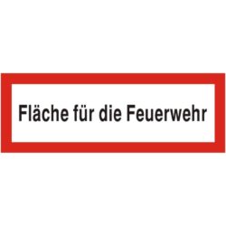 Brandschutzschild Fläche für die Feuerwehr