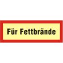 Brandschutzschild für Fettbrände