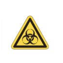 Warnschild als Symbol Warnung vor Biogefährdung nach ISO 7010