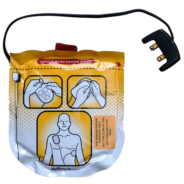 Defibtech Lifeline AED Pads DDP-2001 – Genuine Replacement Electrodes