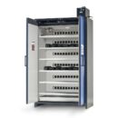 asecos Lithium-Ionen Akku-Ladeschrank, SmartStore-Pro, 6 Fachböden, B 1200 mm