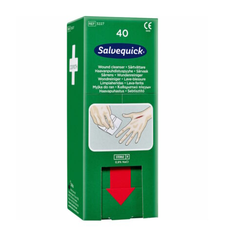 Cederroth Salvequick Wundreiniger 40 Stk. links