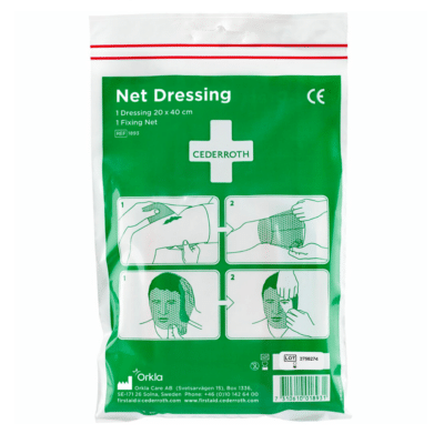 Cederroth Netzverband: Steriler Verband für Kopfverletzungen etc.