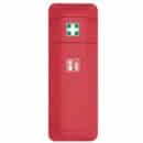 Design Feuerlöscherschrank mit Erste-Hilfe-Aufsatz rot