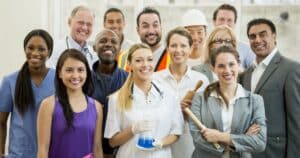 Arbeitsschutzgesetz mit Mitarbeitern