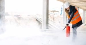 Bild von einem Brandschutzhelfer