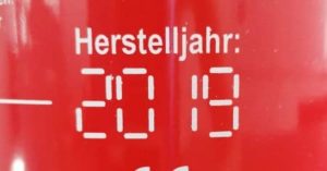 Haltbarkeit von Feuerloeschern